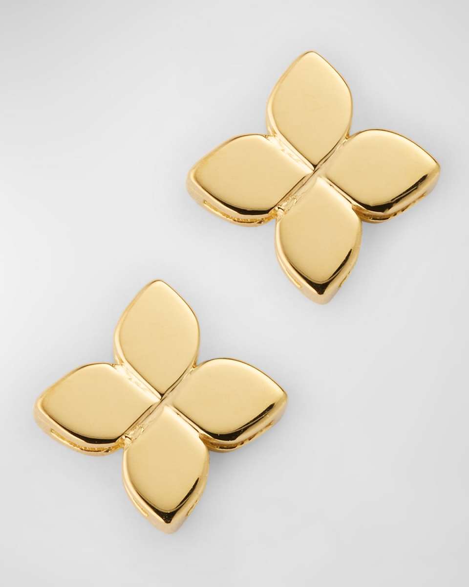 Mini Venetian Flower Stud Earrings